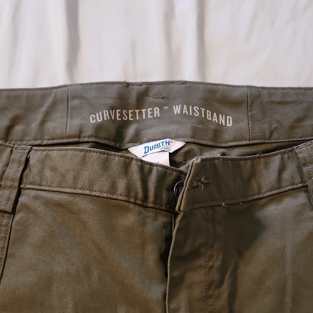 Duluth Trading Co Green Trousers Classic Design
